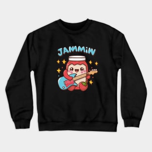 kawaii cute Strawberry jammin Crewneck Sweatshirt